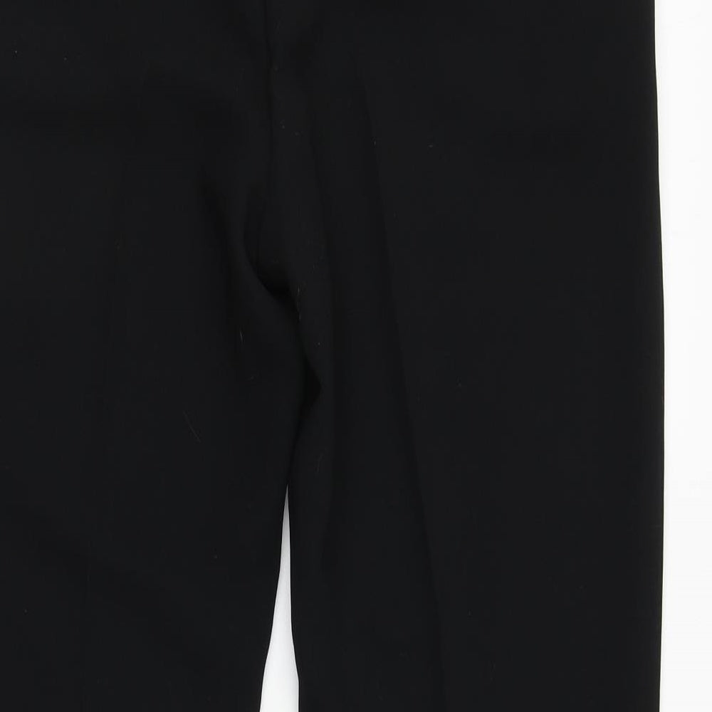 Womens UK Size 10 Marks and Spencer Regular Fit  Black Trousers