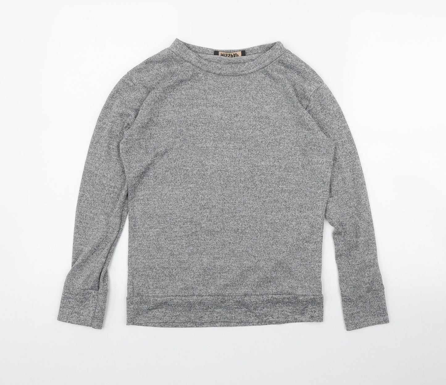 Womens UK Size 6 Misspap Grey Pullover Jumper