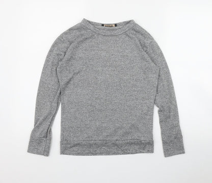 Womens UK Size 6 Misspap Grey Pullover Jumper