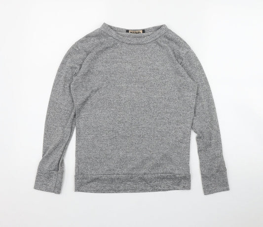 Womens UK Size 6 Misspap Grey Pullover Jumper