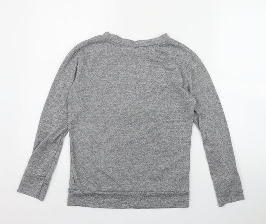 Womens UK Size 6 Misspap Grey Pullover Jumper