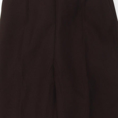 Womens UK Size 16 Preworn Regular Fit  Brown Trousers
