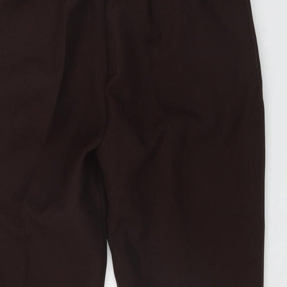 Womens UK Size 16 Preworn Regular Fit  Brown Trousers