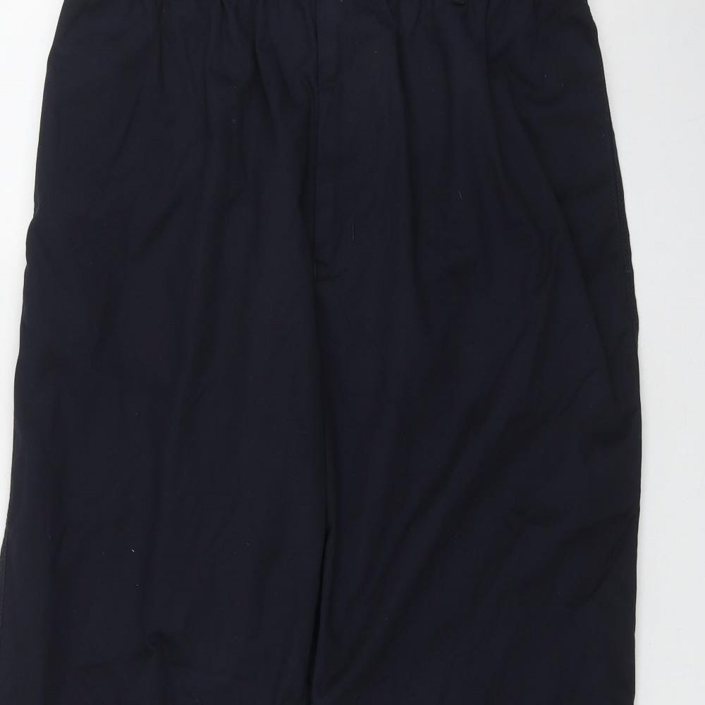 Preworn Mens Blue  Polyester Trousers  Size XS L27 in Regular Drawstring