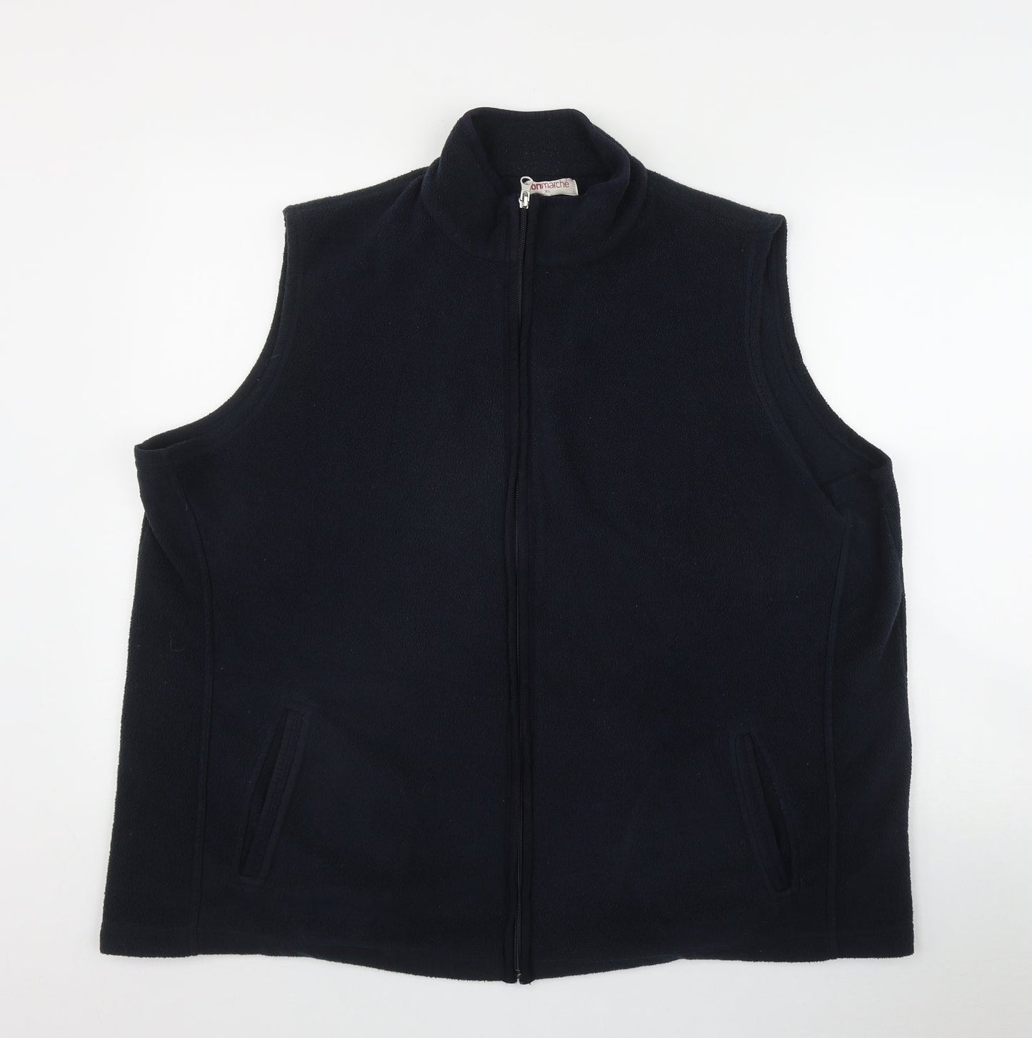 Bonmarché Womens Blue  Polyester Vest Sweatshirt Size XL  Zip