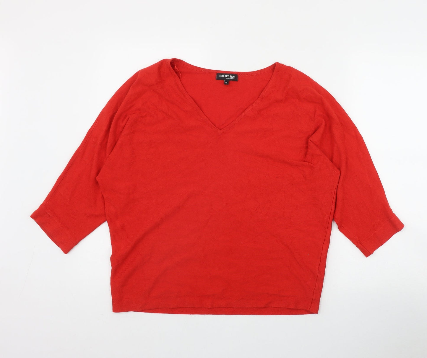 Womens UK Size M Collection Red Pullover Jumper