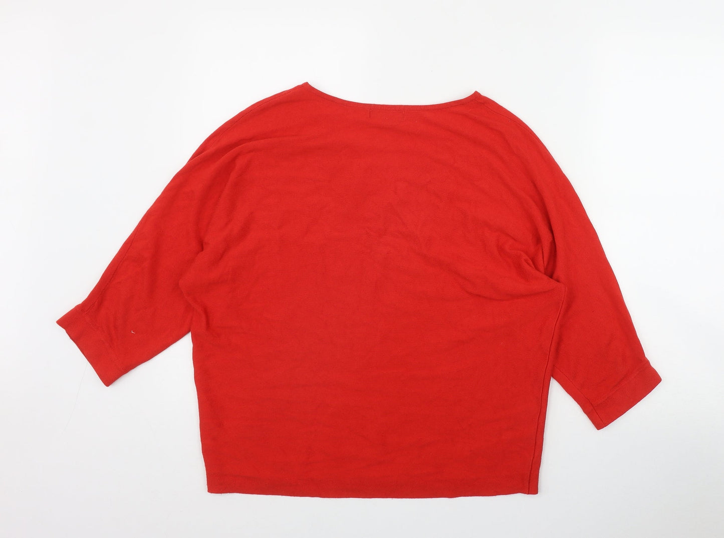 Womens UK Size M Collection Red Pullover Jumper