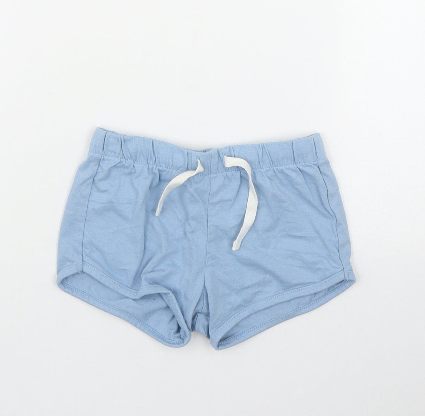 H&M Baby Blue  Cotton Sweatpants Leggings Size 12-18 Months  Drawstring
