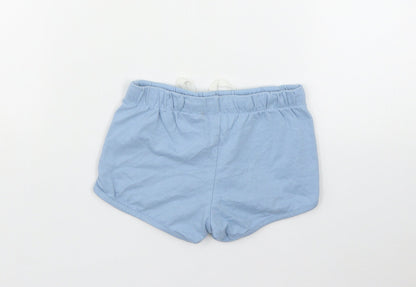 H&M Baby Blue  Cotton Sweatpants Leggings Size 12-18 Months  Drawstring