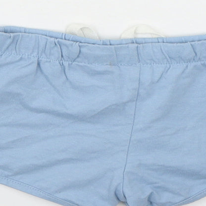 H&M Baby Blue  Cotton Sweatpants Leggings Size 12-18 Months  Drawstring
