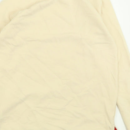 George Girls Ivory Animal Print Cotton Pullover Sweatshirt Size 10-11 Years  Pullover