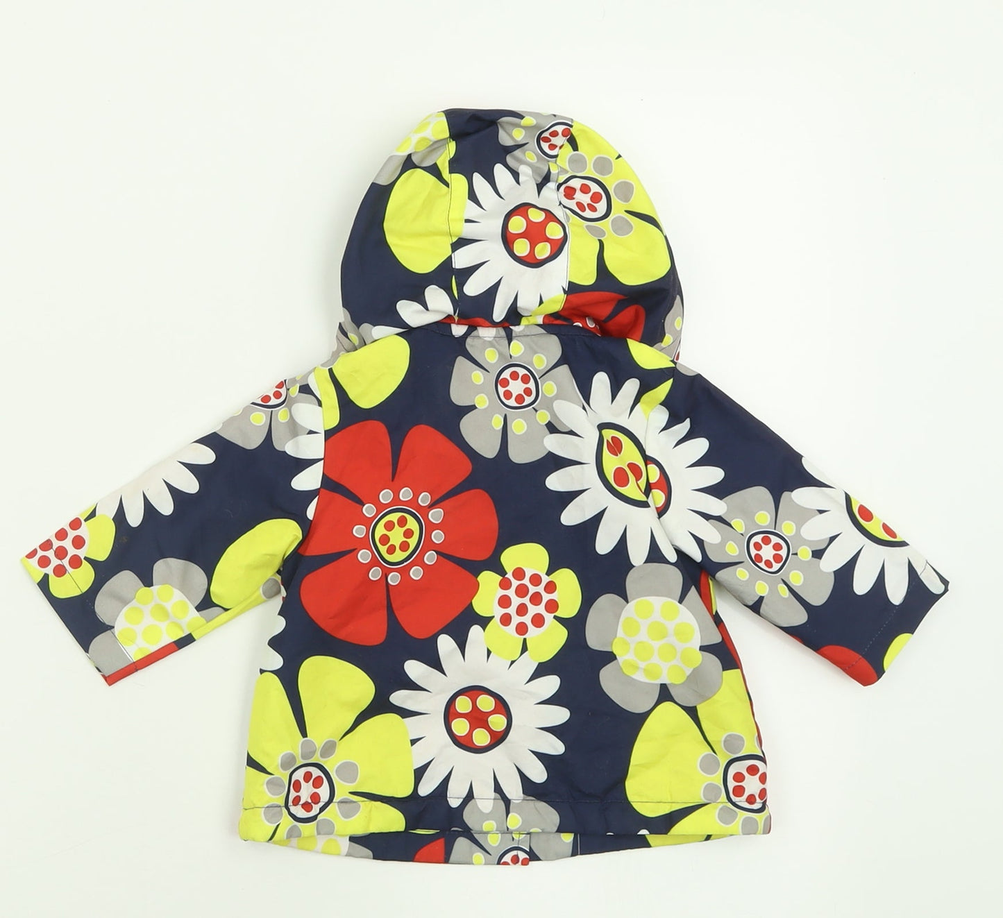 TU Girls Multicoloured Floral  Basic Coat Coat Size 0-3 Months   Button