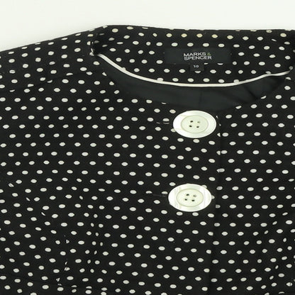 Womens UK Size 10 Marks and Spencer Black Jacket