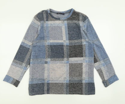 Womens UK Size 10 Marks and Spencer Blue Pullover Jumper