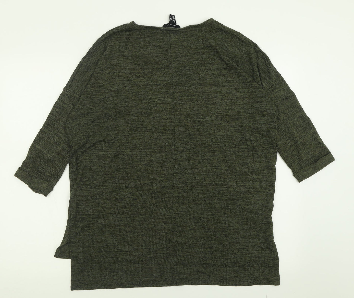 Womens UK Size S New Look Green Pullover Jumper