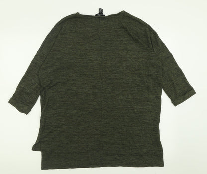 Womens UK Size S New Look Green Pullover Jumper
