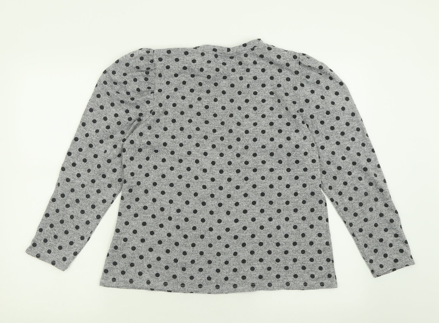 Womens UK Size 16 M&Co Grey Pullover Jumper