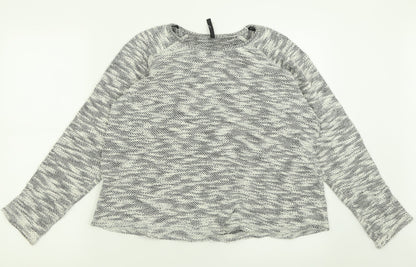 Womens UK Size M Woolworths Grey Pullover Jumper