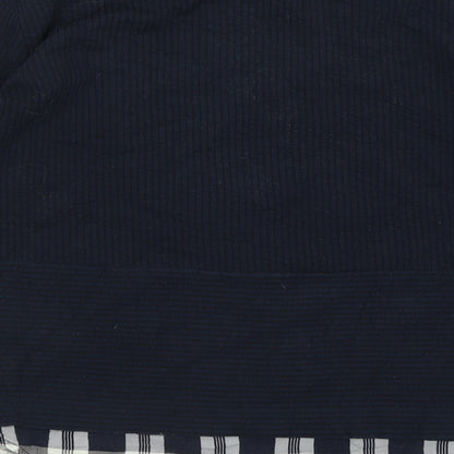 Marks and Spencer Womens Blue Crew Neck  Polyester Pullover Jumper Size 12