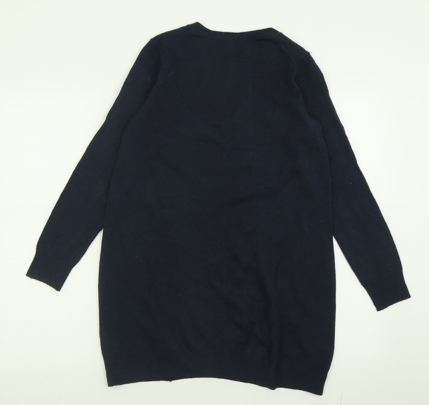 Womens UK Size 6 Marks and Spencer Blue Tunic Jumper