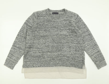 Womens UK Size 14 Marks and Spencer Grey Pullover Jumper