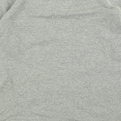 Selected Mens Grey Crew Neck  Cotton Pullover Jumper Size XL