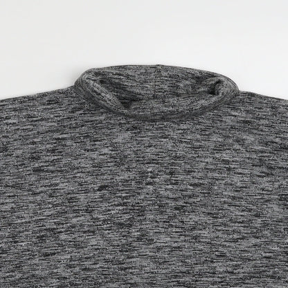 Etam Womens Grey Roll Neck  Acrylic Pullover Jumper Size 14