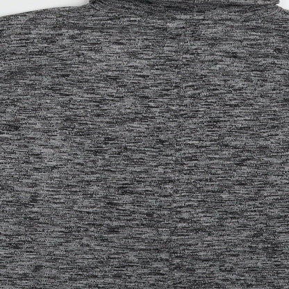 Etam Womens Grey Roll Neck  Acrylic Pullover Jumper Size 14