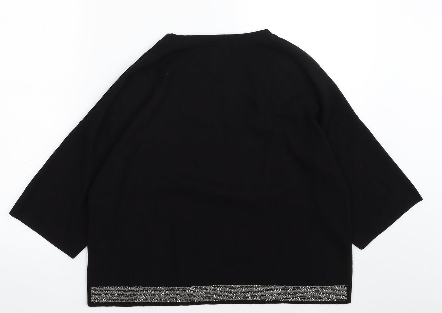 Womens UK Size 14 NEXT Black Pullover Jumper