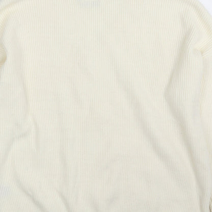 Womens UK Size 14 Very Ivory Pullover Jumper