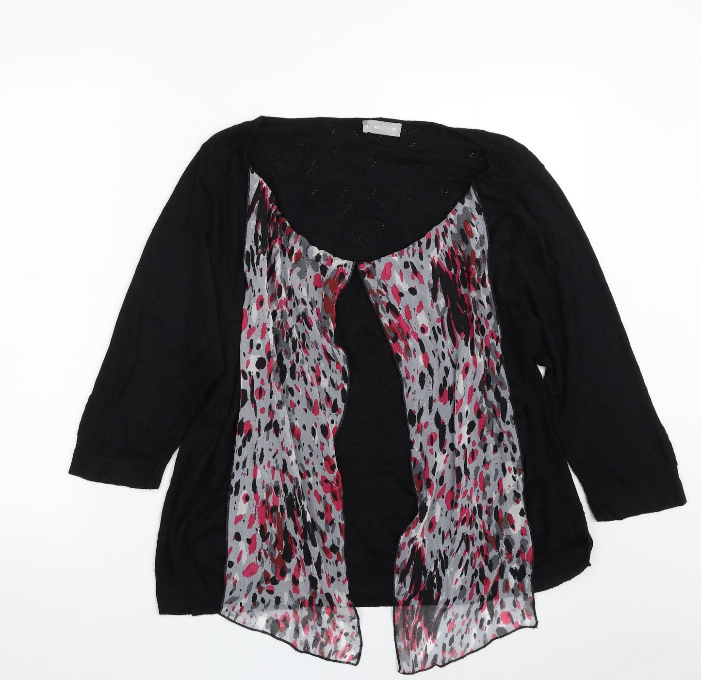 Womens UK Size 20 Per Una Black Pullover Jumper