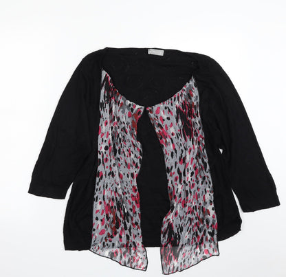Womens UK Size 20 Per Una Black Pullover Jumper