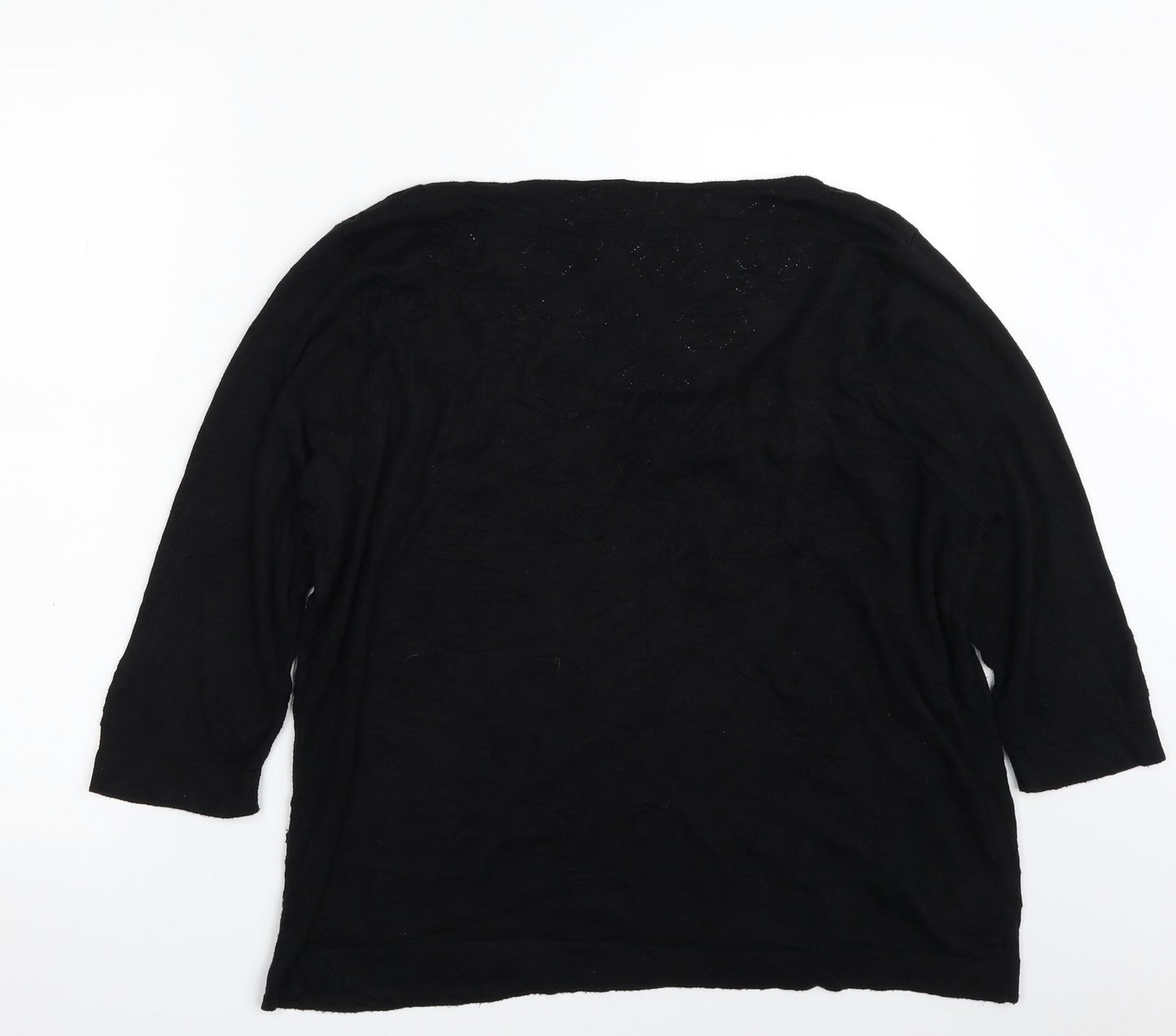 Womens UK Size 20 Per Una Black Pullover Jumper
