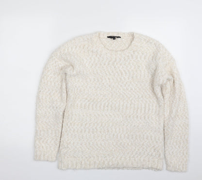 Womens UK Size M Amara Reya Beige Pullover Jumper