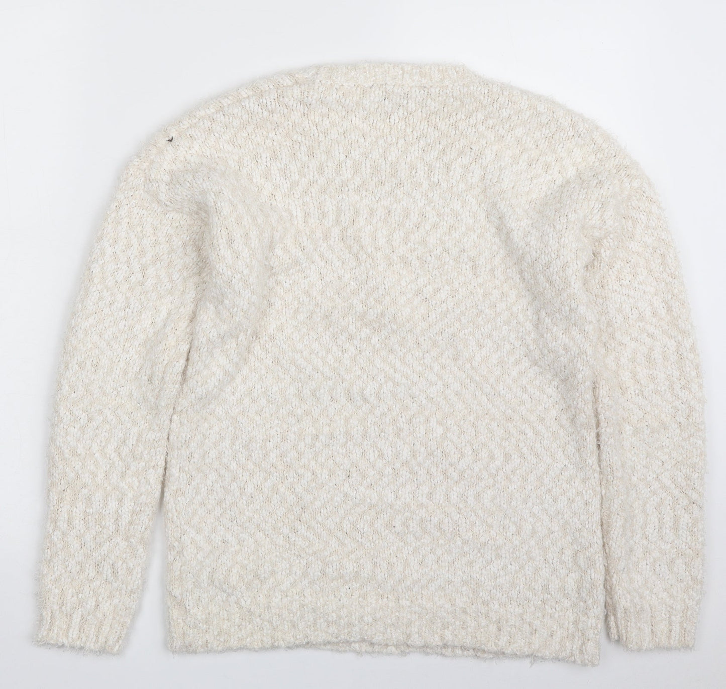 Womens UK Size M Amara Reya Beige Pullover Jumper
