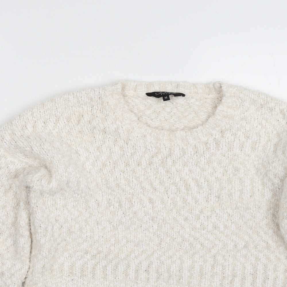 Womens UK Size M Amara Reya Beige Pullover Jumper