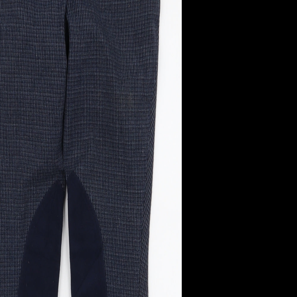 Womens UK Size 27 in Harry Hall Slim Fit  Blue Trousers