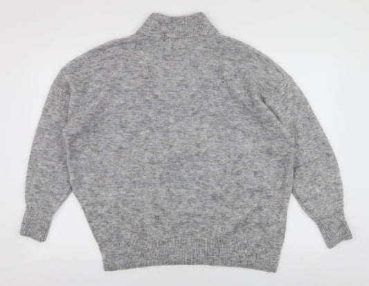 Womens UK Size S H&M Grey Pullover Jumper