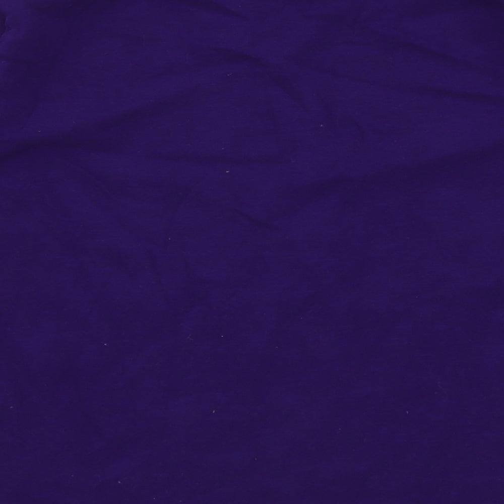 Brand and care label for Next boys’ purple 100% cotton pullover sweatshirt, size 10, years pullover