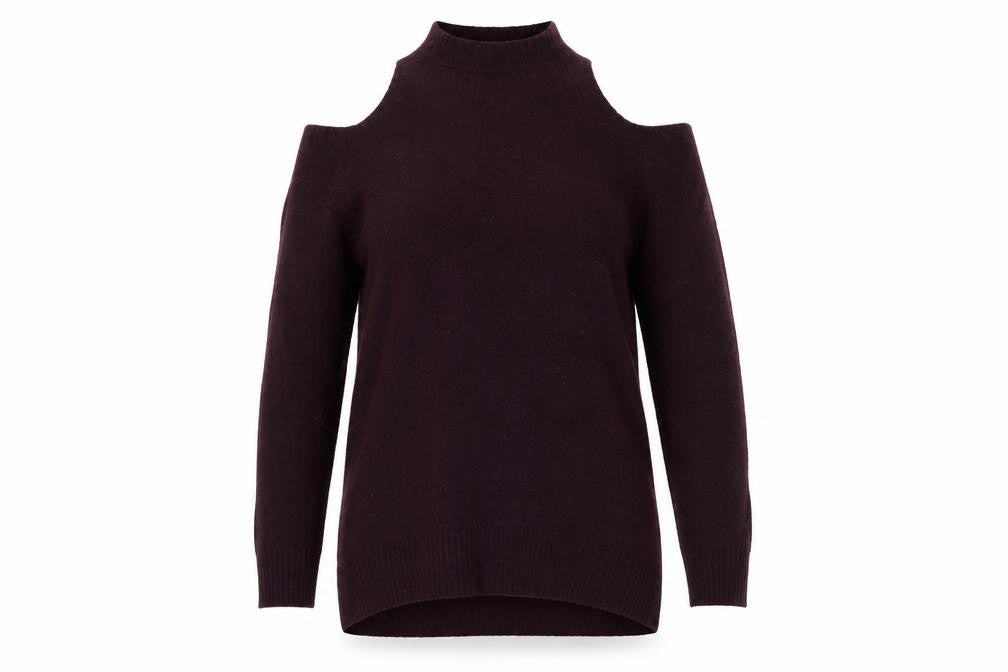 Womens UK Size L New Look Purple Pullover Jumper