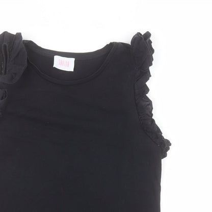 Womens UK Size S Savida Black Basic Tank