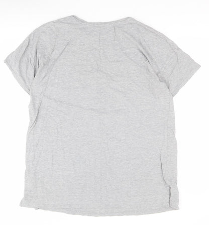 George Womens Grey Solid Cotton Top Dress Size 12   - Mum