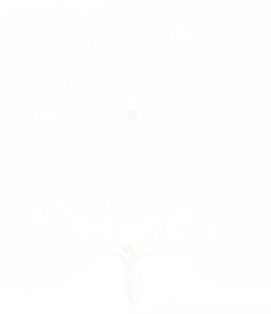 SheIn Womens White  100% Cotton Camisole Tank Size L V-Neck