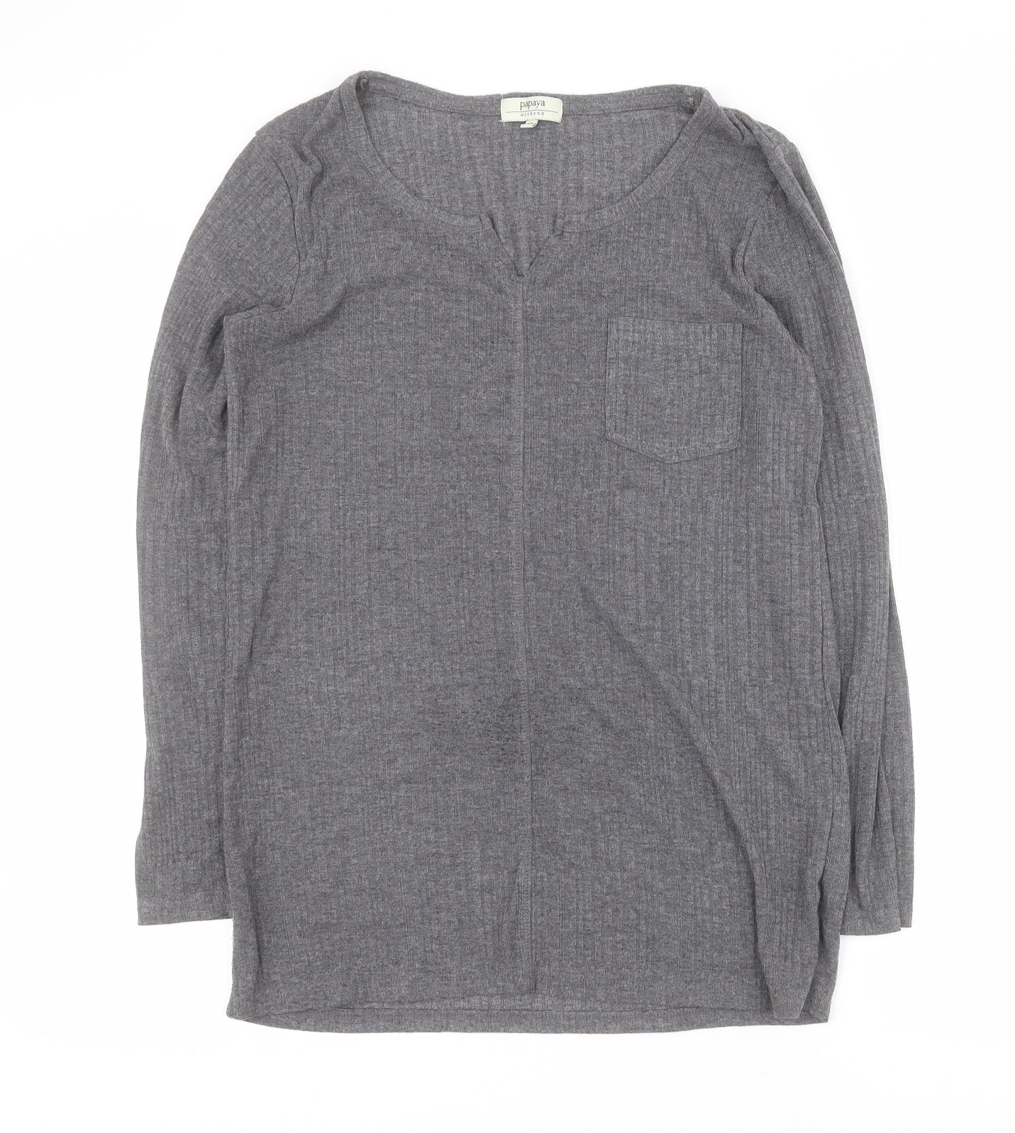 Womens UK Size 10 Matalan Grey Pullover Jumper
