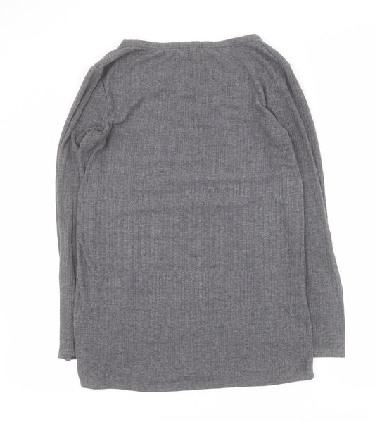 Womens UK Size 10 Matalan Grey Pullover Jumper