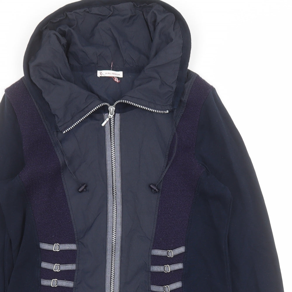 Kalisson Womens Blue   Jacket  Size S  Zip