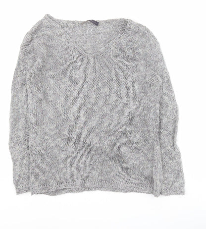 Womens UK Size 8 Marks and Spencer Grey Pullover Jumper