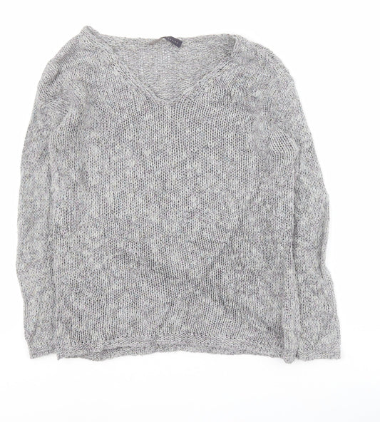 Womens UK Size 8 Marks and Spencer Grey Pullover Jumper