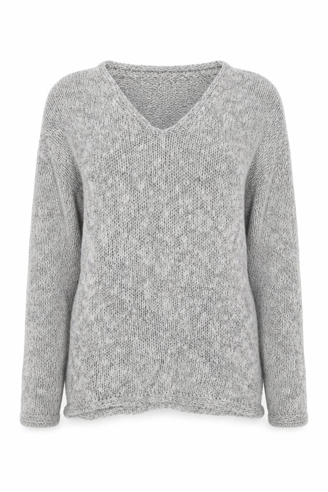 Womens UK Size 8 Marks and Spencer Grey Pullover Jumper