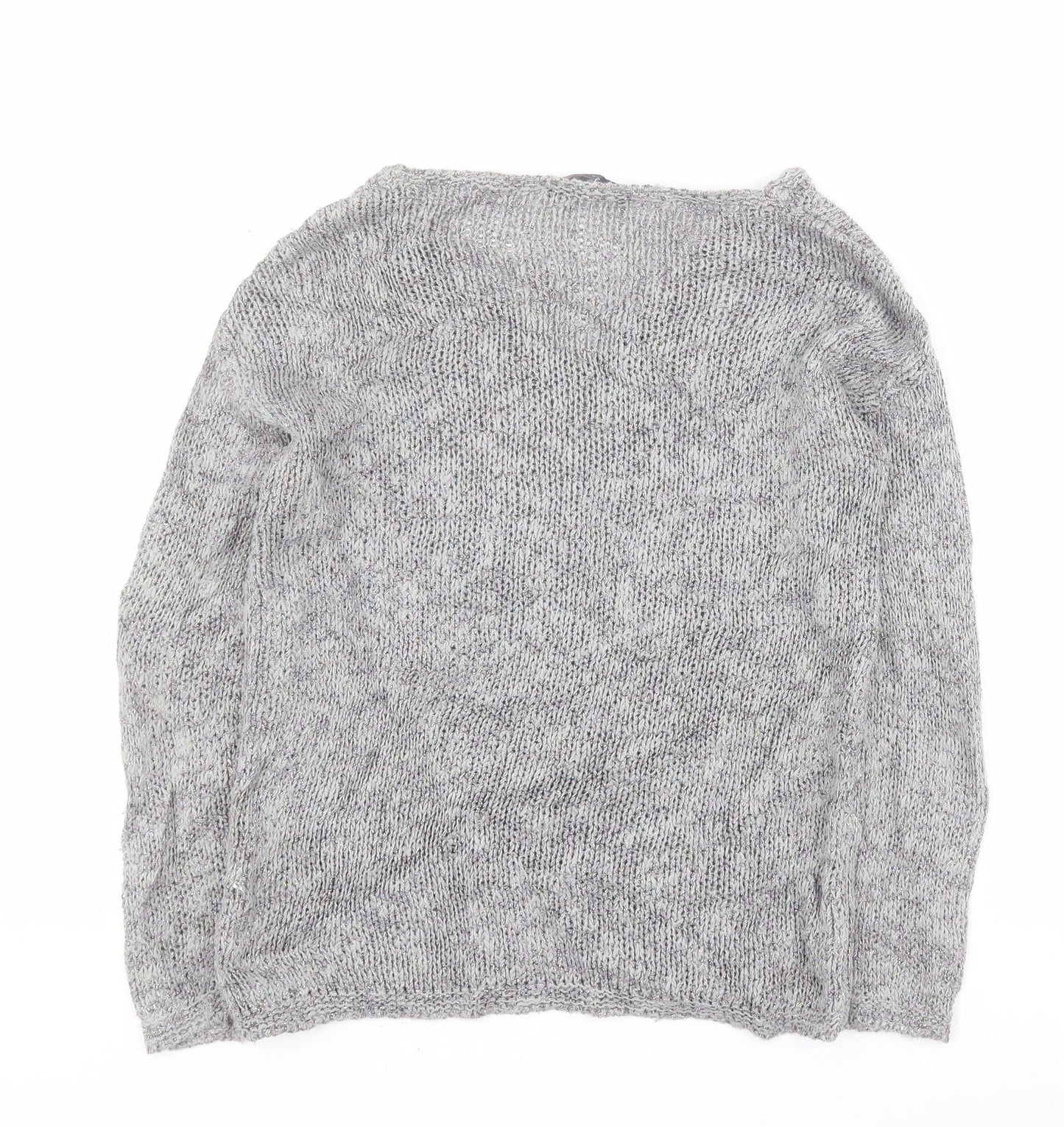 Womens UK Size 8 Marks and Spencer Grey Pullover Jumper